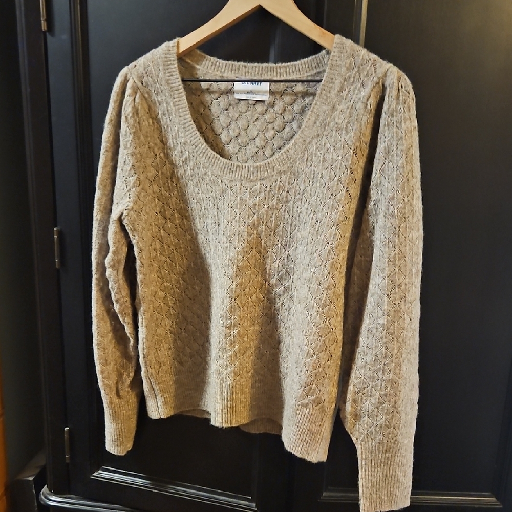 Old Navy Soft Textured Tan Sweater